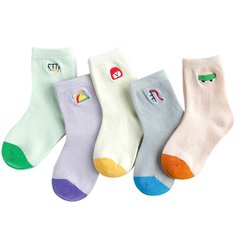Шкарпетки комплект 5 пар Розваги, різнокольорові, S 12-15 см