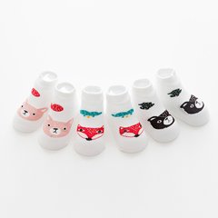 Шкарпетки для немовлят комплект 3 пари унісекс Fox, Білий, XS 8-11 см