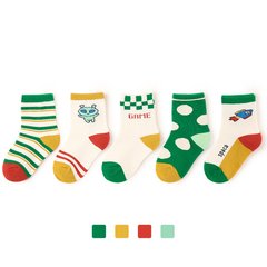 Шкарпетки комплект 5 пар UFO, зелені, S 12-15 см