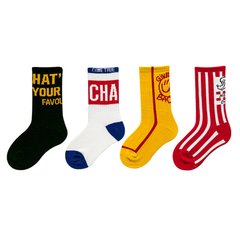Шкарпетки набір 4 пари CHA, різнокольорові, XL 20-23 см