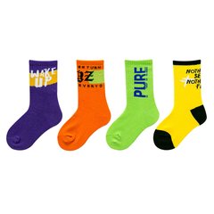 Шкарпетки набір 4 пари PURE, різнокольорові, XL 20-23 см