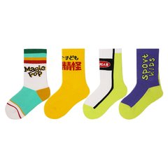 Шкарпетки комплект 4 ПАРИ POP, різнокольорові, M 15-18 см